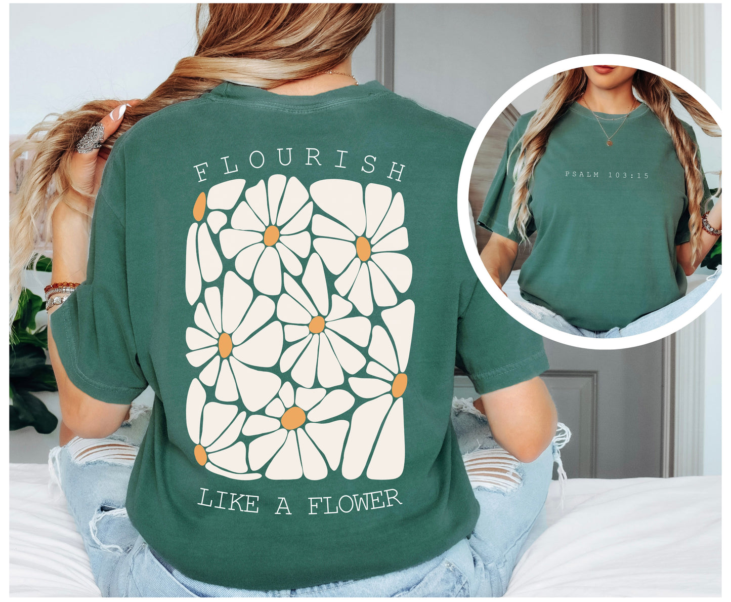 Psalm 103:15 Floral Tee